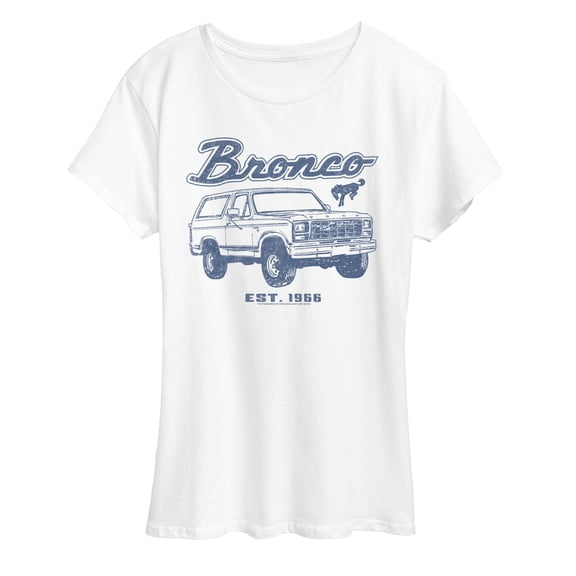 Ford - Bronco Sketch - Women's Short Sleeve Graphic T-Shirt