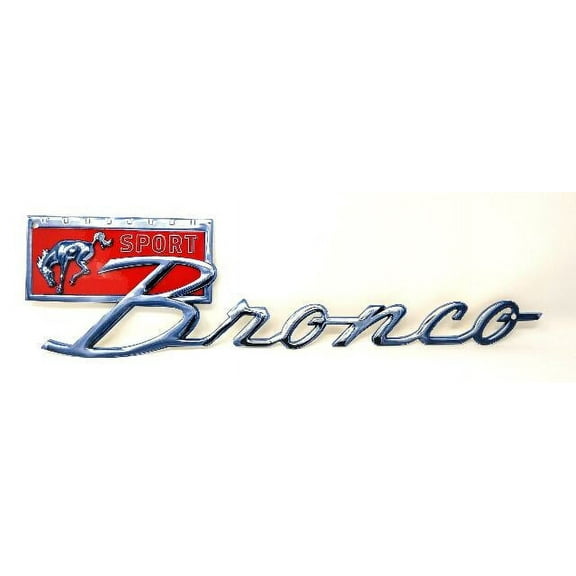Ford Bronco Sport Emblem Metal Sign Wall Art