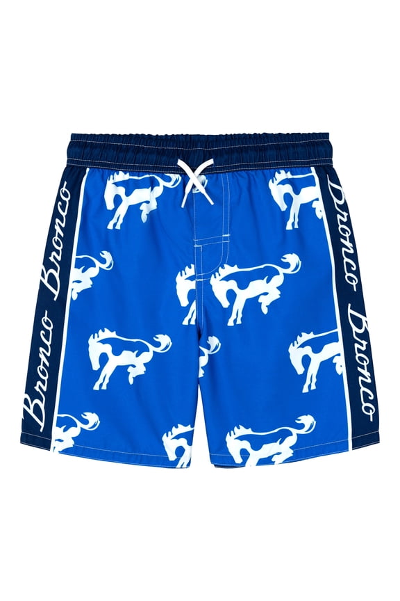 Bronco Swim Trunks Bathing Suit UPF 50+ Newborn to Big Kid