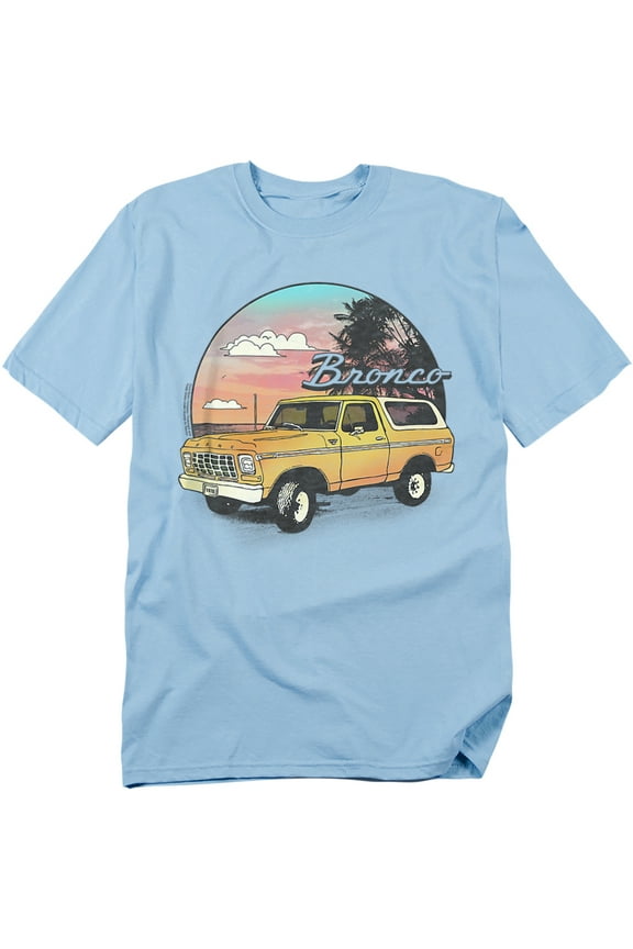 Bronco T-Shirt Bronco At The Beach Unisex Graphic Tee for Men & Women
