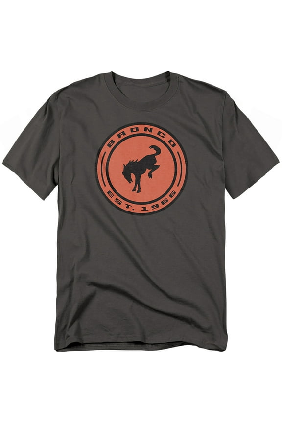 Bronco T-Shirt Established Date Circle Unisex Graphic Tee for Men & Women