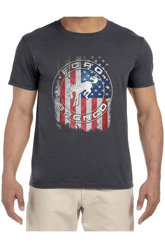 Ford Bronco T-shirt Mens Graphic Tees