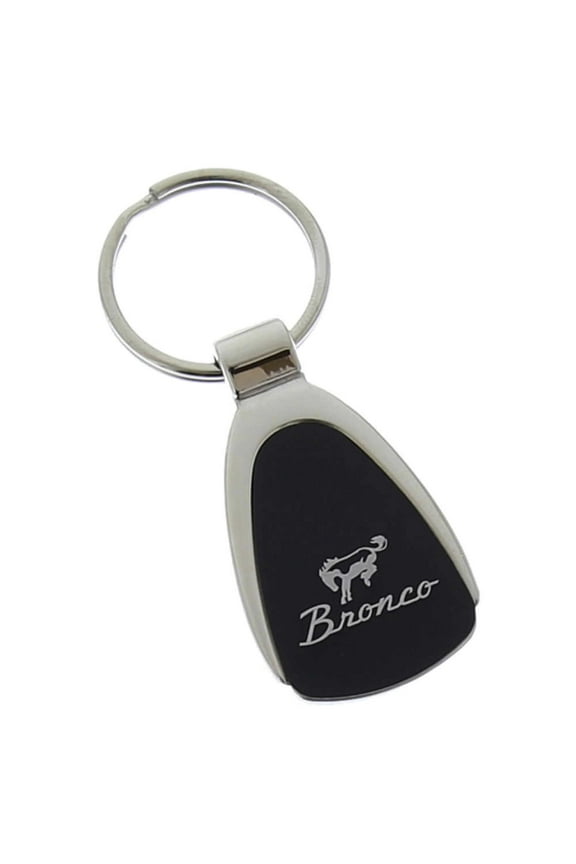Ford Bronco Tear Drop Key Ring (Black)