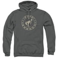 thumbnail image 1 of Ford Bronco Vintage Star Bronco Adult Pullover Hoodie Sweatshirt Charcoal, 1 of 1