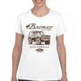 thumbnail image 1 of Ford Bronco Wild and Untamed Since 1966 T-Shirt Vintage Off-Road 4x4 Adventure Retro Truck Licensed Women's Tee, 1 of 7