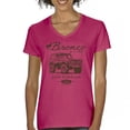 thumbnail image 1 of Ford Bronco Wild and Untamed Since 1966 Women's V-Neck T-shirt Vintage Off-Road 4x4 Adventure Retro Truck Licensed Tee, 1 of 7