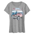 thumbnail image 1 of Ford - Bronco With Mountain Scene - Women's Short Sleeve Graphic Tee, 1 of 5