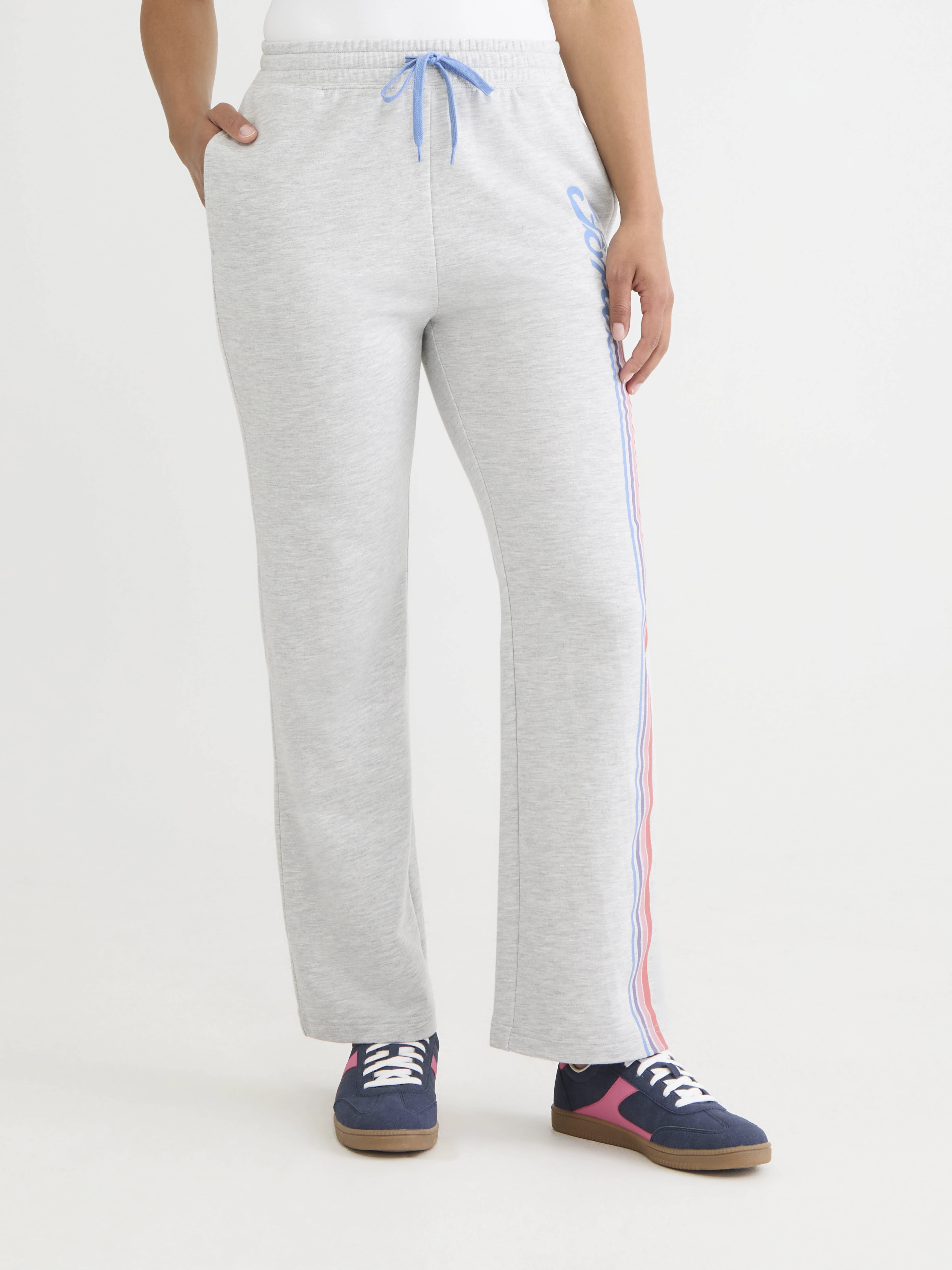 Ford Bronco Women's French Terry Graphic Wide Leg Sweatpants