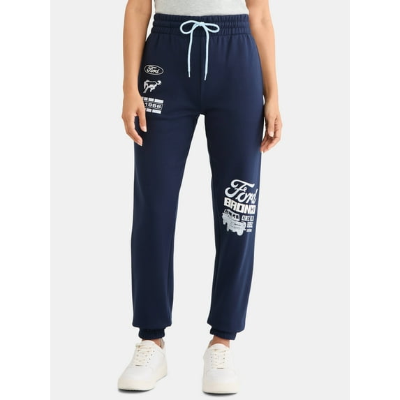 Ford Bronco Women's Graphic Fleece Joggers, Sizes XXS-XXL