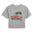 thumbnail image 1 of Ford - Bronco Xmas Tree Cropped Graphic T-Shirt, 1 of 4