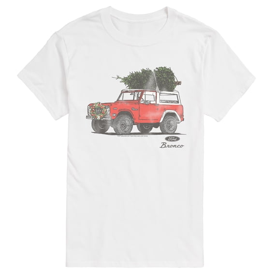 Ford - Bronco Xmas Tree Short Sleeve Graphic T-Shirt