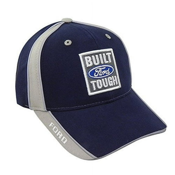 Ford Built-Ford-Tough Logo Stripe Blue Baseball hat