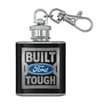 thumbnail image 1 of Ford Built Ford Tough Stainless Steel 1oz Mini Flask Key Chain, 1 of 4