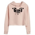 thumbnail image 1 of Ford - Checker Flag Logo Cropped Graphic Hoodie, 1 of 4