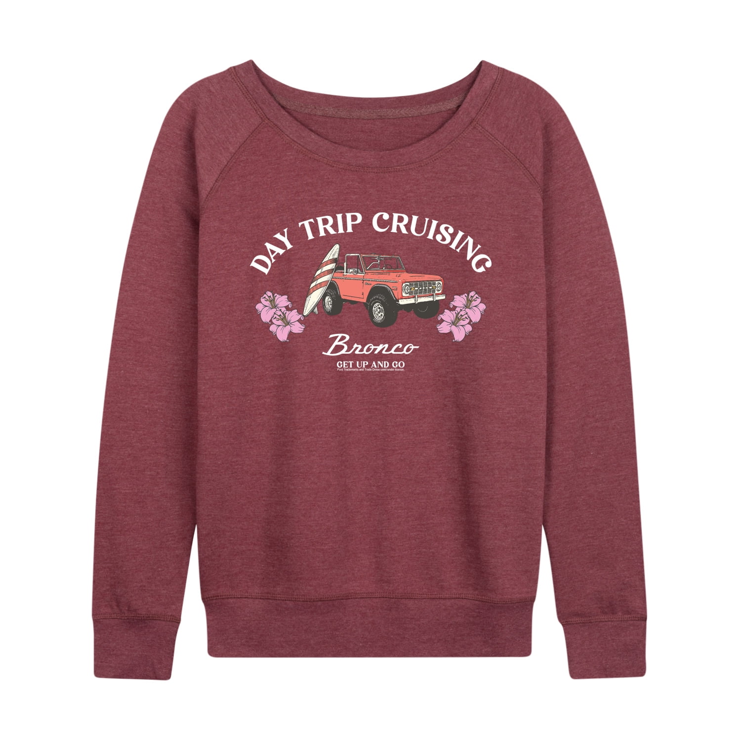 Ford - Day Trip Cruising - Women's French Terry Long Sleeve Pullover