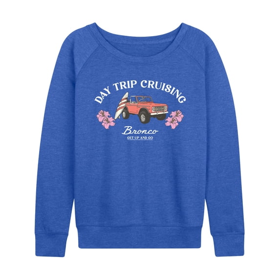 Ford - Day Trip Cruising - Women's French Terry Long Sleeve Pullover