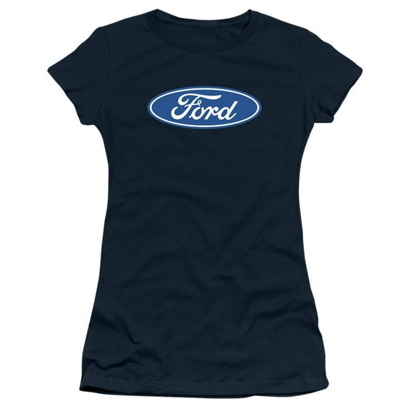 Ford Dimensional Logo S/S Junior Women's T-Shirt Sheer Navy