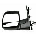 thumbnail image 1 of For Ford E-150/E-350 Econoline Club Wagon 2002 Door Mirror Driver Side | Power | Manual Folding | Non-Heated | Textured Black | Dual Glass | Standard | Replacement For FO1320254 | 2C2Z17683AAB, 1 of 5