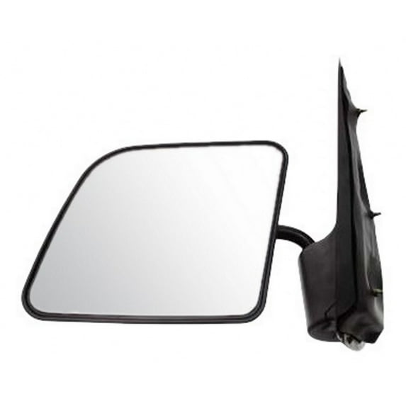 For Ford E-350 Econoline 1994 1995 1996 1997 1998 Door Mirror Driver Side | Manual | Non-Heated | Flat Type | Swing Lock | Paddle | Textured | Replacement For F4UZ17683A | FO1320172