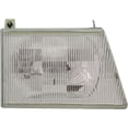 thumbnail image 1 of For Ford E-550 Econoline Super Duty 2002 Headlight Assembly Passenger Side | Clear Lens | Composite | Chrome Housing | Replacement For FO2503153 | 114-00659, 6C2Z13008AA, 1 of 7