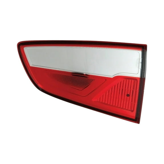 For Ford EcoSport 2018-2022 Tail Light Passenger Side | Rear | Inner | CAPA | Standard Line | S/SE/Titanium Level 2 | Chrome | Red/Clear | FO2803122, FO2803122C | GN1Z13404K, 166-10298AR