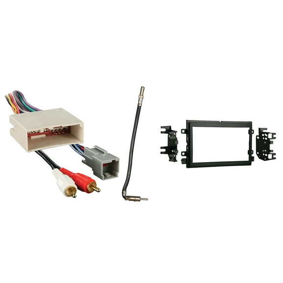 Ford Edge For 2007-2010 Double DIN Metra Car Stereo Multi-Color Installation Package