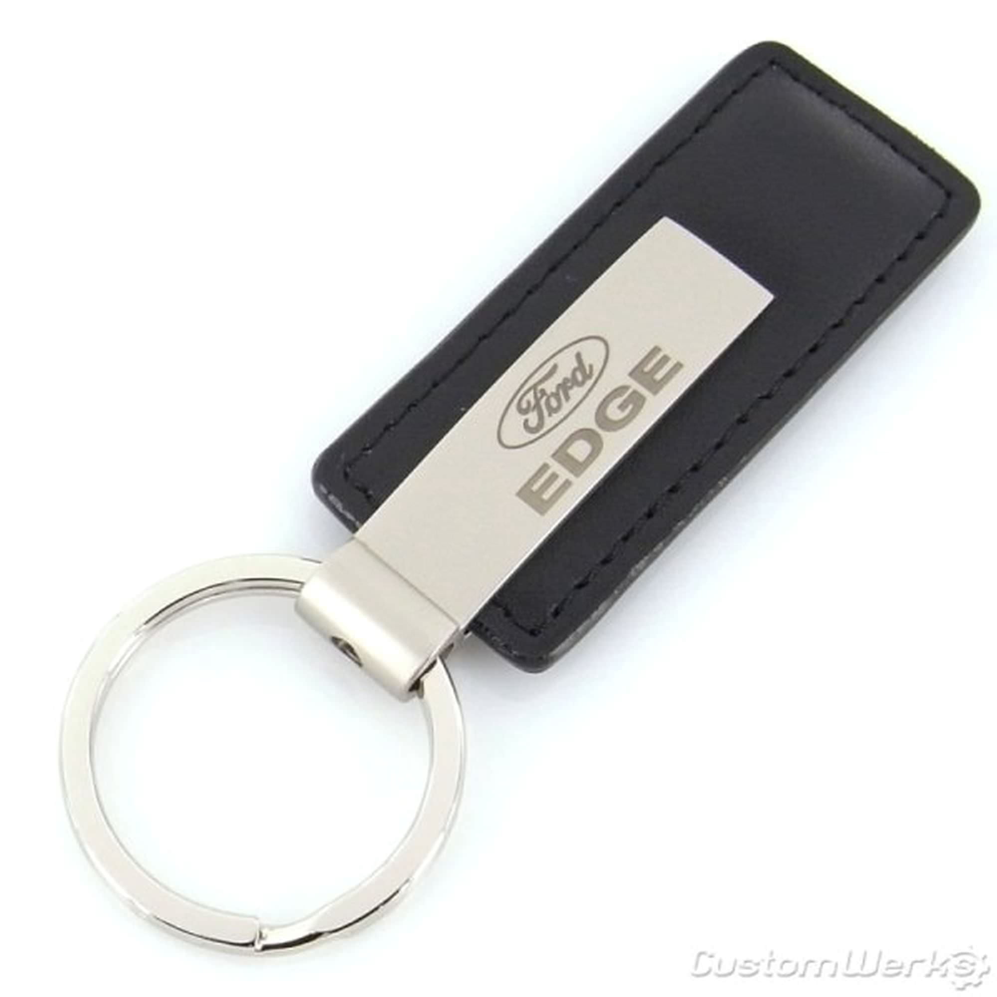 Ford Edge Rectangular Leather Key Chain (Black) - Walmart.com