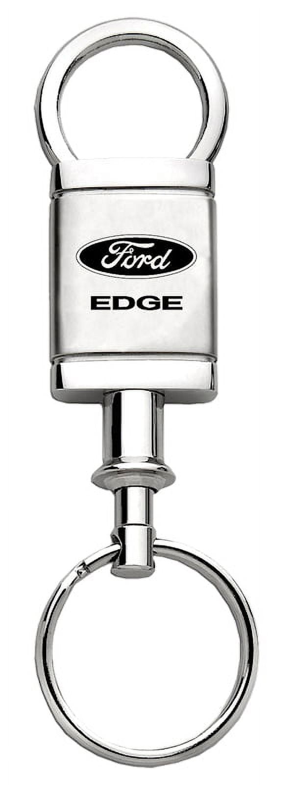 Ford Edge Satin Chrome Valet Key Chain (Silver) - Walmart.com