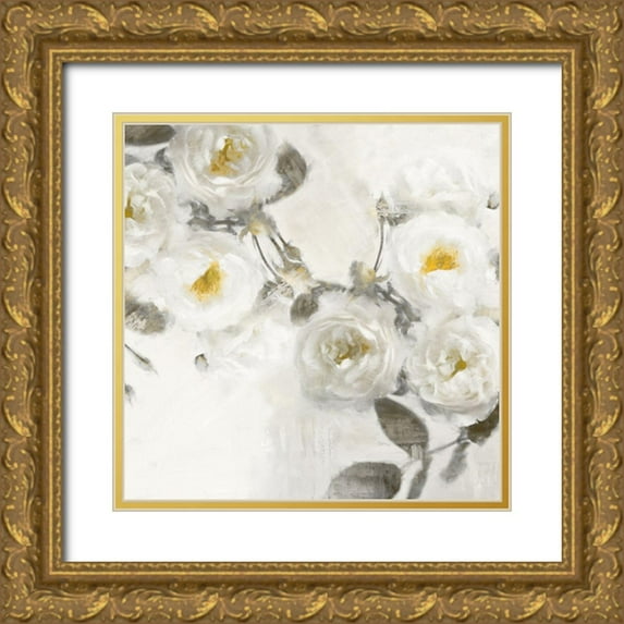 Ford, Emily 20x20 Gold Ornate Wood Framed with Double Matting Museum Art Print Titled - Delicate III