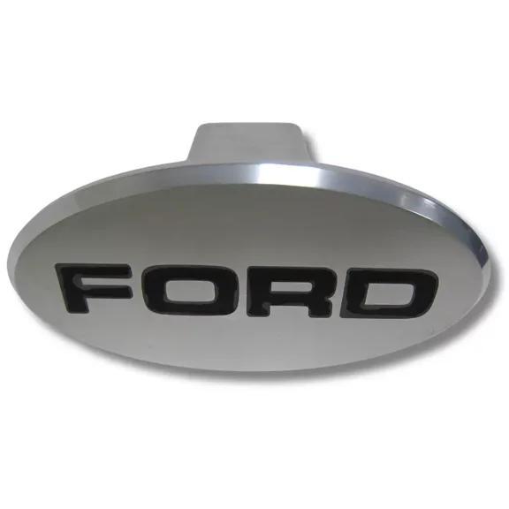 Ford Engraved Emblem Oval Chrome Tow Hitch Cover Official Licensed