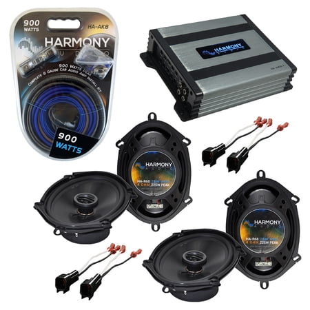 Ford Escape 2001-2012 Factory Speaker Replacement Harmony (2) R68 HA-A400.4 Amp