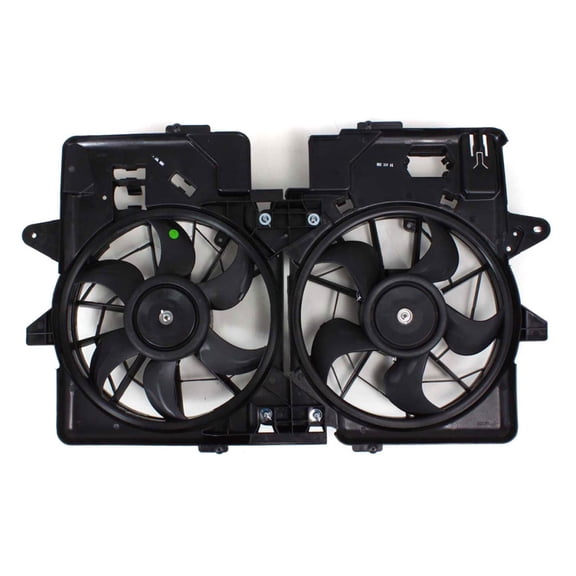 For Ford Escape 2005 2006 2007 Radiator Air Conditioning Fan Assembly | Dual Fan | 3.0L | Fan Blade | Motor | Shroud | Replacement For FO3115173 | 5L8Z8C607HB
