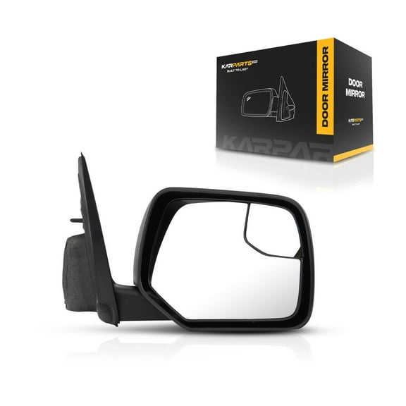 For Ford Escape 2010 2011 2012 Door Mirror Passenger Side | Power View | Outer | Rear | Non-Heated | w/Integrated Spotter | Textured Black | Replacement For FO1321351 | AL8Z17682AA