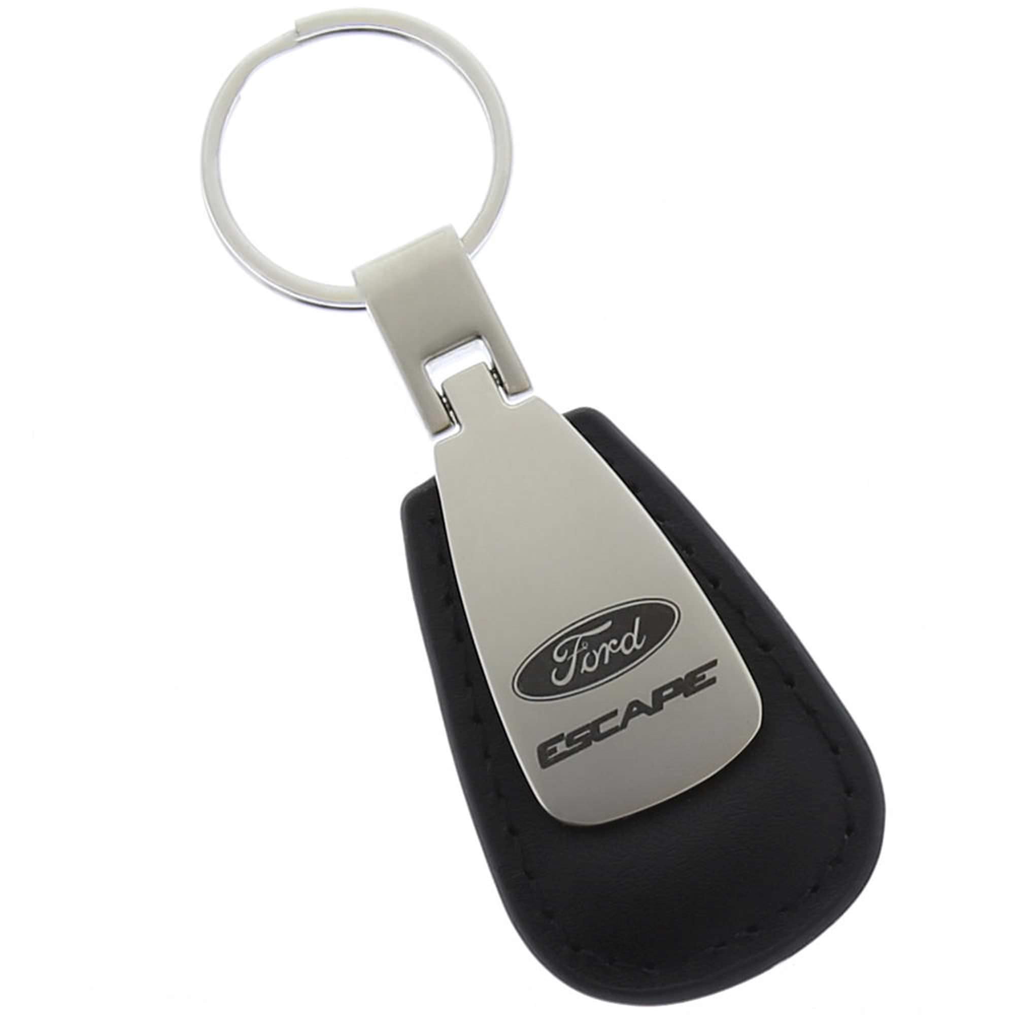 Ford Escape Black Leather Tear Drop Key Chain - Walmart.com