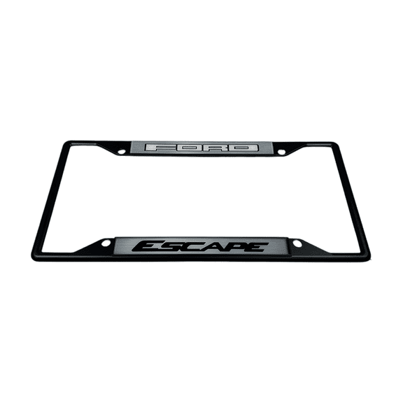 Ford Escape Black License Plate Frame