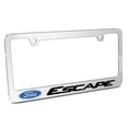 thumbnail image 1 of Ford Escape Chrome Metal License Plate Frame, 1 of 6