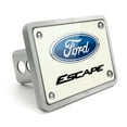 thumbnail image 1 of Ford Escape UV Graphic White Plate Billet Aluminum 2 inch Tow Hitch Cover, 1 of 5