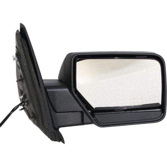 For Ford Expedition 2007-2014 Door Mirror Passenger Side | Power | Non-Heated | Manual Folding | Textured Black | With Puddle Light | Replacement For FO1321382 | 191275012826, 7L1Z17682EA