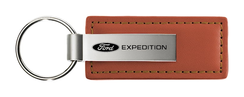 Ford Expedition Rectangular Leather Key chain (Brown) - Walmart.com