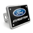 thumbnail image 1 of Ford Expedition UV Graphic Black Plate Billet Aluminum 2 inch Tow Hitch Cover, 1 of 5