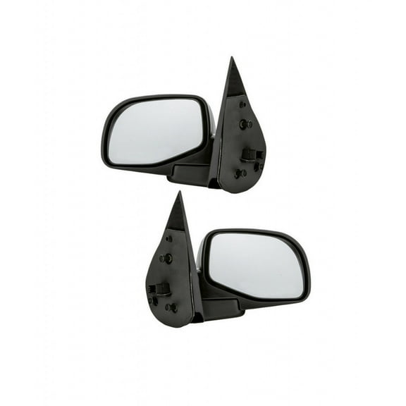 For Ford Explorer 2002 03 04 2005 Door Mirror Driver and Passenger Side | Pair | Power | Non-Heated | Textured | Replacement For 1L2Z 17683 AAA, 1L2Z 17682 AAA | FO1320210, FO1321210