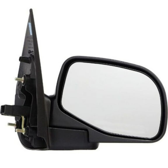 For Ford Explorer 2002 2003 2004 2005 Door Mirror Passenger Side | Non-Heated | Power Glass | Black | Manual Folding | With Puddle Light | Replacement For FO1321211 | 1L2Z17682BAA