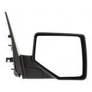 For Ford Explorer 2006 07 08 09 2010 Door Mirror Passenger Side | Power | Heated | Chrome | w/ Puddle Light | Replacement For FO1321418 | 6L2Z-17682-EA, 6L2Z-17D742-BA