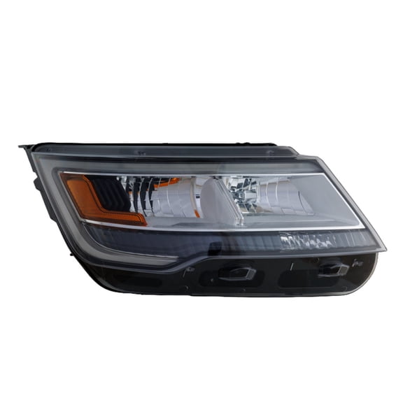 For Ford Explorer 2016 2017 Headlight Passenger Side | CAPA | Lens And Housing | LED | For Limited And Platinum Models | Fits XLT With LED Accent Light | Replacement For FO2519130, FO2519130C