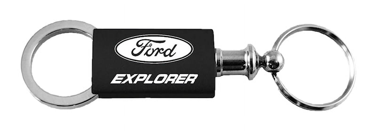 Ford Explorer Anodized Aluminum Valet Key Fob (Black)