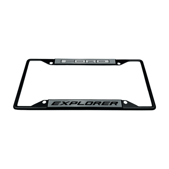 Ford Explorer Black License Plate Frame
