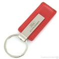 thumbnail image 1 of Ford Explorer Rectangular Leather Key Chain (Red), 1 of 4