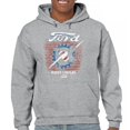 thumbnail image 1 of Ford F-100 Lightning Bolt Gear FoMoCo Sweatshirt Vintage Classic Pickup Truck 1953 Iconic Retro Emblem Hoodie, 1 of 7