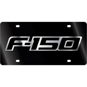 Ford F-150 2009 Logo Black Acrylic License Plate Official Licensed