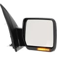 thumbnail image 1 of For Ford F-150 2011 2012 2013 2014 Door Mirror Passenger Side | Power | Heated | Textured Black | Manual Folding | Standard Type | w/Reflector | w/Turn Signal | FO1321407 | 615343497198, BL3Z17682CA, 1 of 6